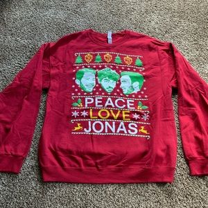 Jonas Brothers Holiday Merch Crewneck